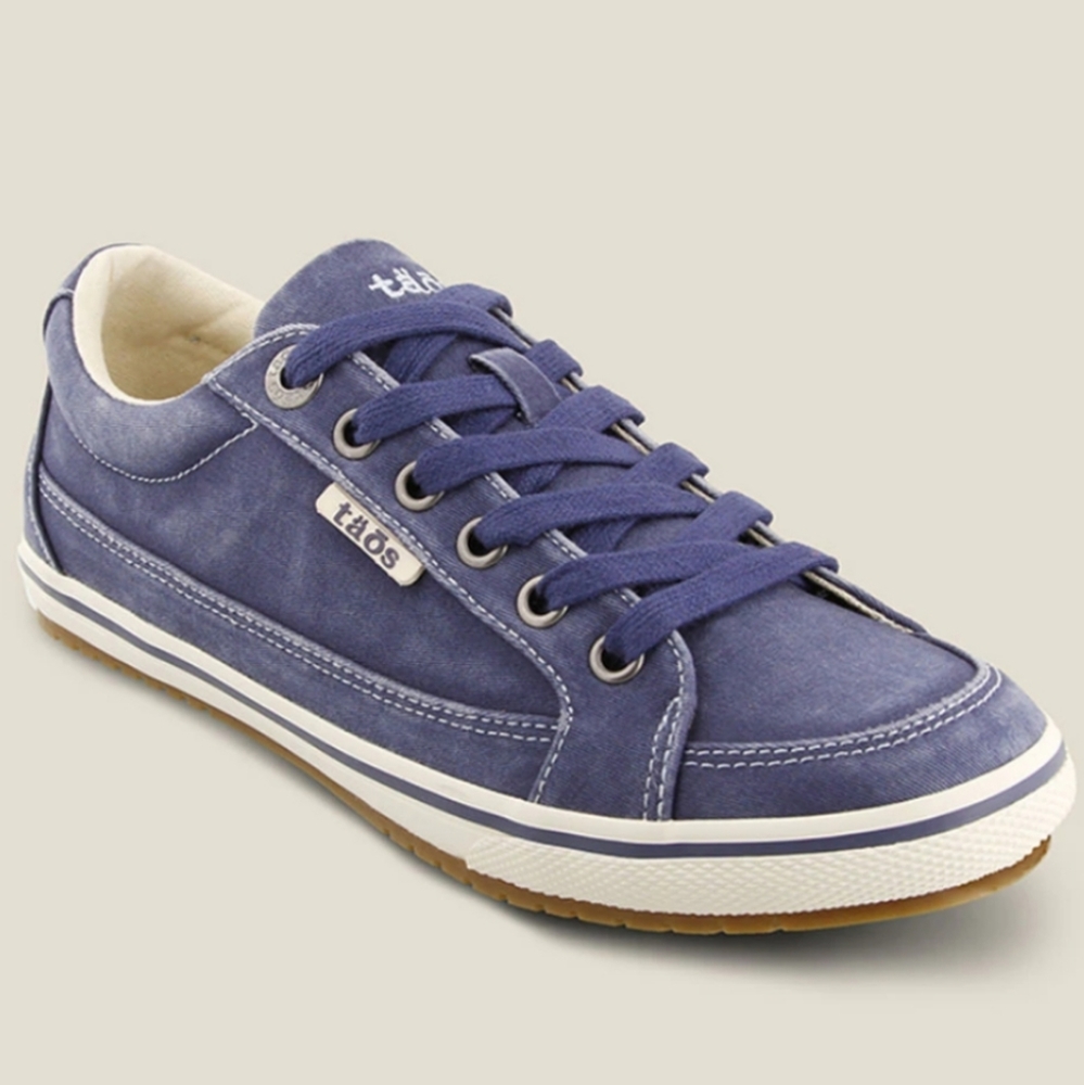 Taos Moc Star Indigo Distressed Sneakers
